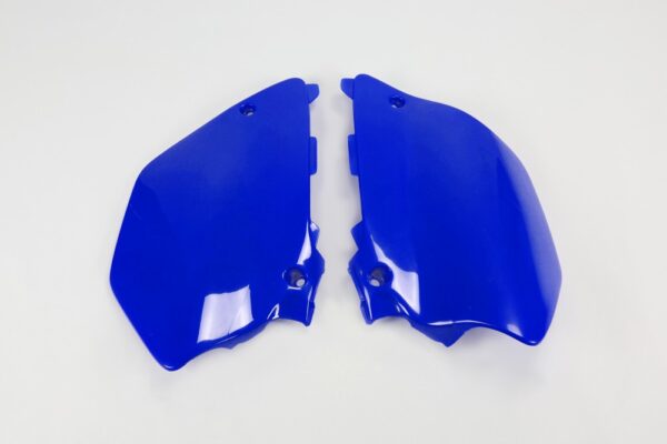 plastique ufo plaques latérales motocross yamaha 125 250 yz 2002 2003 2004 2005 2006 2007 2008 2009 2010 2011 2012 2013 2014 bleu