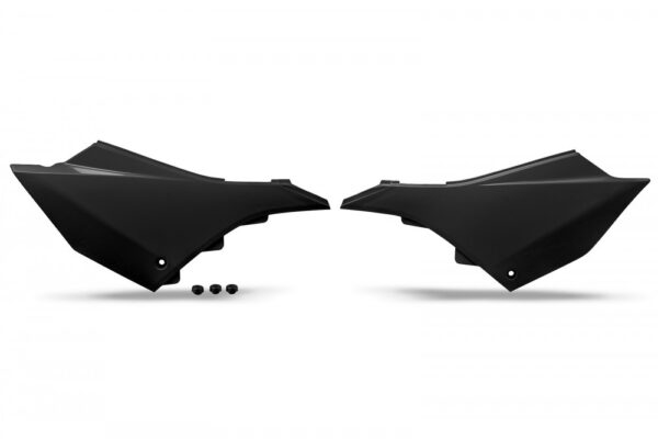 plastique ufo plaques latérales motocross yamaha 125 250 yz 2022 2023 2024 2025 noir