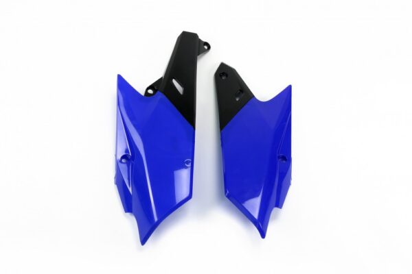 plastique ufo plaques latérales motocross yamaha 250 450 yzf 2014 2015 2016 2017 2018 bleu
