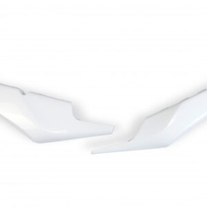 plastique ufo plaques latérales ventilé basse enduro husqvarna 125 250 300 350 450 500 te fe 2020 2021 2022 2023 blanc