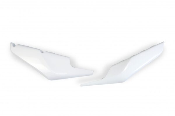 plastique ufo plaques latérales ventilé basse enduro husqvarna 125 250 300 350 450 500 te fe 2020 2021 2022 2023 blanc