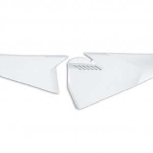 plastique ufo plaques latérales ventilé haute enduro husqvarna 125 250 300 350 450 500 te fe 2020 2021 2022 2023 blanc