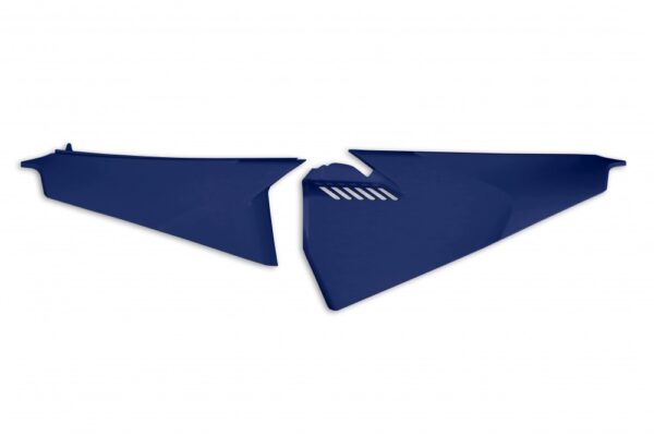 plastique ufo plaques latérales ventilé haute enduro husqvarna 125 250 300 350 450 500 te fe 2020 2021 2022 2023 bleu