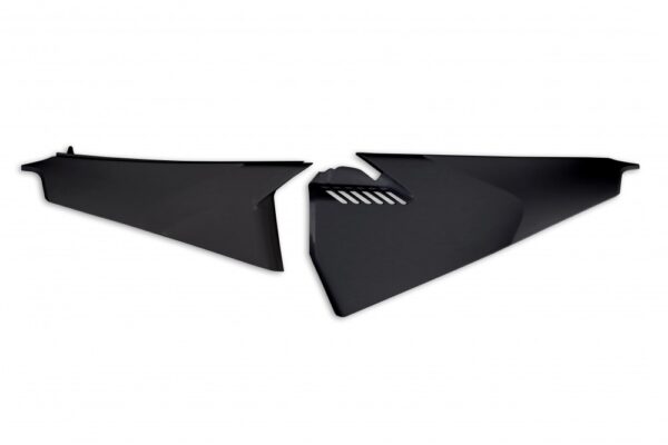 plastique ufo plaques latérales ventilé haute enduro husqvarna 125 250 300 350 450 500 te fe 2020 2021 2022 2023 noir