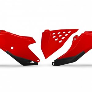 plastique ufo plaques latérales ventilé motocross gasgas 125 250 350 450 mc mcf 2021 2022 2023 rouge