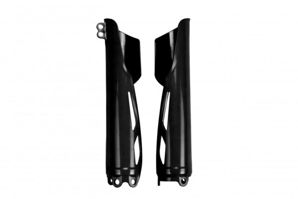 plastique ufo protections tube de fourche enduro honda 250 300 400 450 crf rx 2021 2022 2023 2024 2025 noir