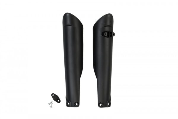 plastique ufo protections tube de fourche enduro ktm 125 250 300 350 450 500 exc excf 2020 2021 2022 2023 noir