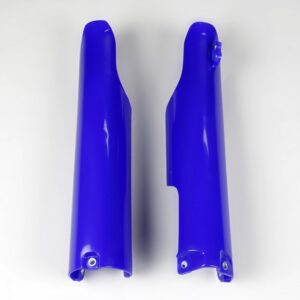 plastique ufo protections tube de fourche enduro yamaha 250 450 wrf 2014 2015 2016 2017 2018 2019 bleu