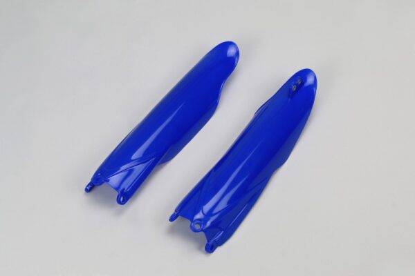 plastique ufo protections tube de fourche enduro yamaha 250 450 wrf 2020 2021 2022 2023 2024 2025 bleu
