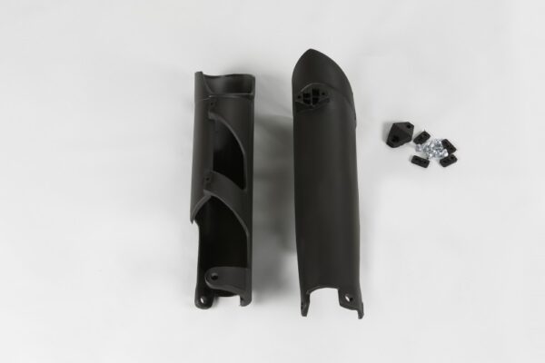 plastique ufo protections tubes de fourche enduro ktm 125 250 300 350 450 500 exc excf 2012 2013 noir