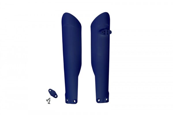 plastique ufo protections tubes fourche enduro husqvarna 125 250 300 350 450 500 te fe 2017 2018 2019 2020 2021 2022 2023 bleu