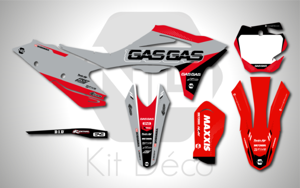 kit déco 125 250 350 450 mc mcf gasgas 2021 2022 2023 motocross ng bionic séries mx decals stickers graphics autocollant adhesifs_Plan de travail 1