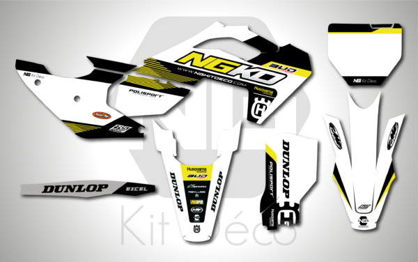 kit déco 125 250 350 450 tc fc 2023 2024 2025 husqvarna motocross ng ano series mx decals stickers graphics autocollant adhesifs_Plan de travail 1