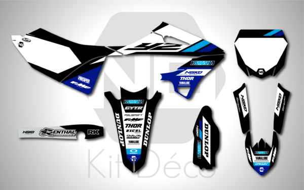 kit déco 125 250 yz yamaha 2022 2023 2024 2025 motocross ng cyan series mx decals stickers graphics autocollant adhesifs_Plan de travail 1