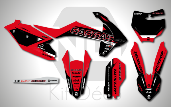 kit déco 85 mc 2021 2022 2023 2024 gasgas motocross ng alba series mx decals stickers graphics autocollant adhesifs_Plan de travail 1