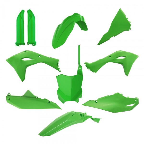 kit plastique polisport complet 250 450 kxf 2024 2025 kawasaki vert