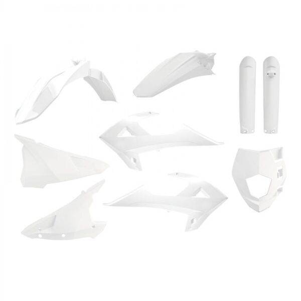 kit plastique polisport rieju 200 250 300 mr 2021 2022 2023 2024 2025 polisport complet blanc