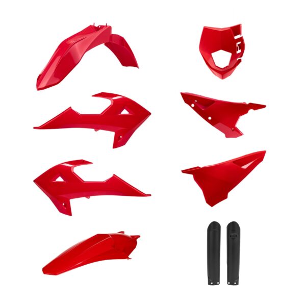 kit plastique polisport rieju 200 250 300 mr 2021 2022 2023 2024 2025 polisport complet rouge