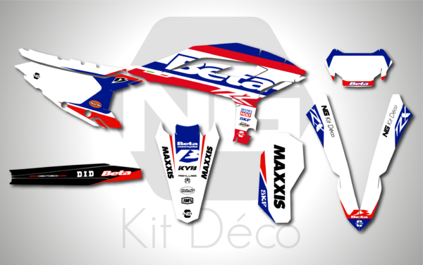 kit déco 125 200 250 300 350 390 430 480 beta rr x pro 2025 ng lab series enduro decals stickers graphcis autocollant adhesifs_Plan de travail 1