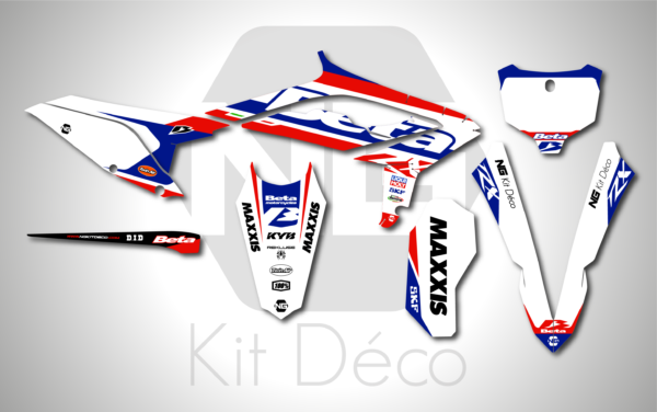 kit déco beta 450 rx 2024 2025 motocross ng lab séries mx decals stickers graphcis autocollant adhesifs_Plan de travail 1