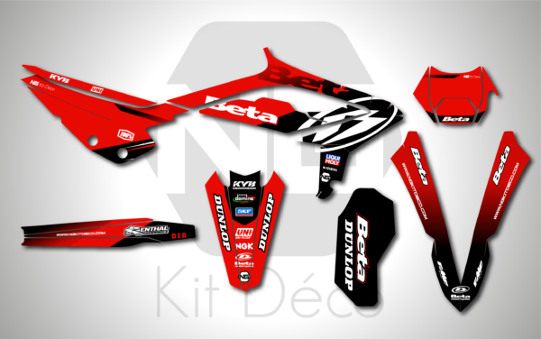 kit déco 125 200 250 300 350 390 430 480 beta rr rx 2023 2024 ng pure series enduro decals stickers graphcis autocollant adhesifs_Plan de travail 1