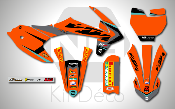 kit déco 50 sx 2016 2017 2018 2019 2020 2021 2022 2023 ktm ng motocross mint séries decals stickers mx graphics autocollant_Plan de travail 1