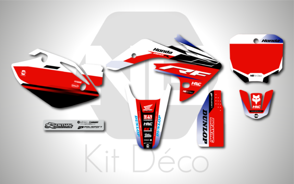 kit déco honda 150 crf motocross ng braw series mx decals stickers graphics autocollant adhesifs_Plan de travail 1