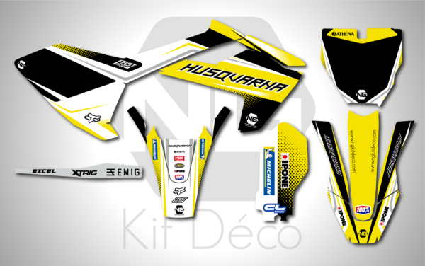 kit déco husqvarna 65 tc 2017 2018 2019 2020 2021 2022 2023 ng motocross break séries mx decals srickers graphics autocollant adhesifs_Plan de travail 1