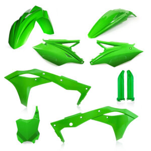 kit plastique 250 kxf 2017 2018 2019 2020 kawasaki complet acerbis vert
