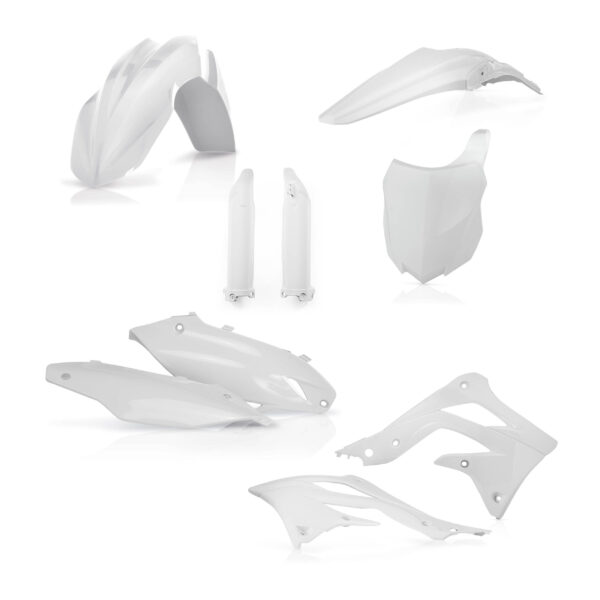kit plastique 450 kxf 2012 2013 2014 2015 kawasaki complet acerbis blanc