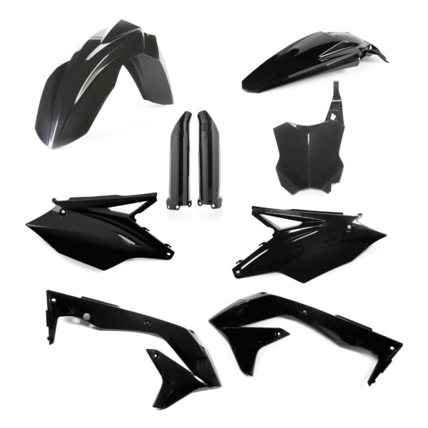 kit plastique 450 kxf 2016 2017 2018 kawasaki complet acerbis noir