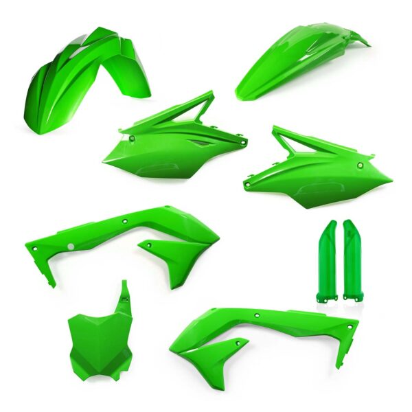 kit plastique 450 kxf 2016 2017 2018 kawasaki complet acerbis vert