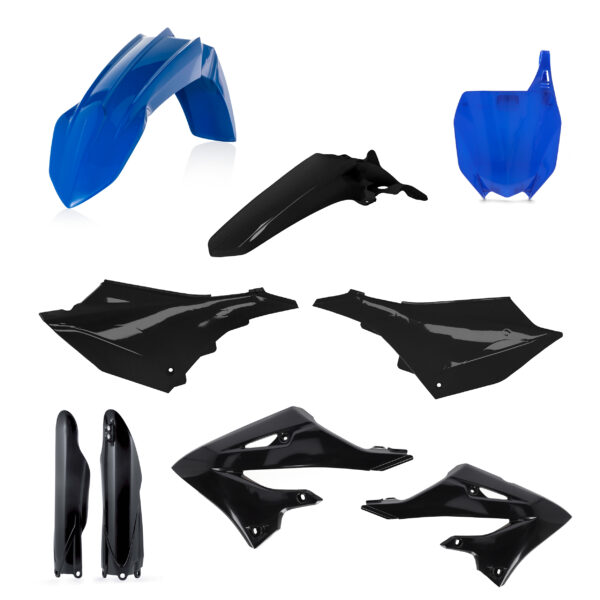 kit plastique acerbis complet 125 250 yz 2022 2023 2024 2025 yamaha motocross noir bleu