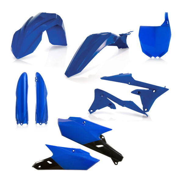 kit plastique acerbis complet 250 450 yzf 2014 2015 2016 2017 2018 yamaha motocross bleu