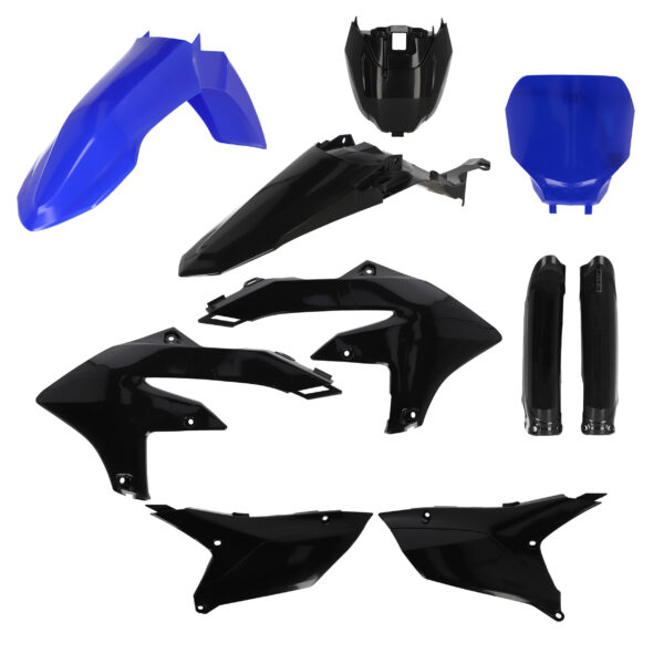 kit plastique acerbis complet 250 450 yzf 2023 2024 2025 yamaha motocross noir bleu