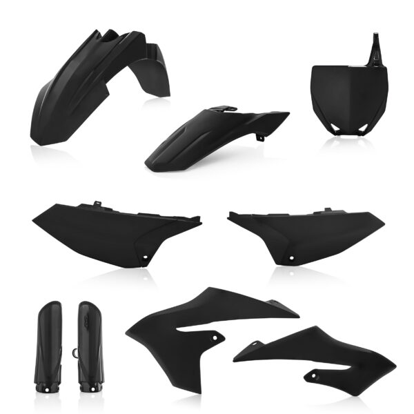 kit plastique acerbis complet 65 yz 2018 2019 2020 2021 2022 2023 2024 2025 yamaha motocross noir