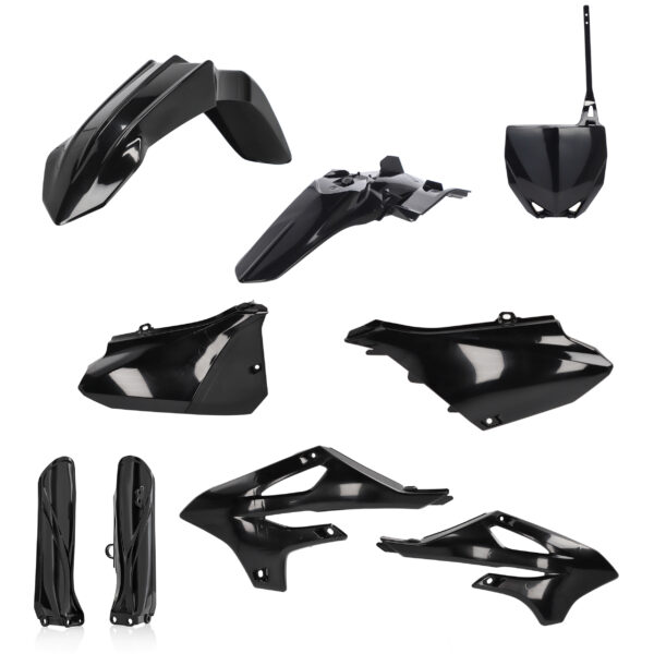 kit plastique acerbis complet 85 yz 2022 2023 2024 2025 yamaha motocross noir