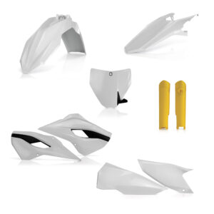 kit plastique acerbis complet husqvarna 125 250 350 450 tc fc 2014 2015 motocross blanc