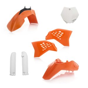 kit plastique acerbis complet ktm 50 sx 2009 2010 2011 2012 2013 2014 2015 motocross orange blanc
