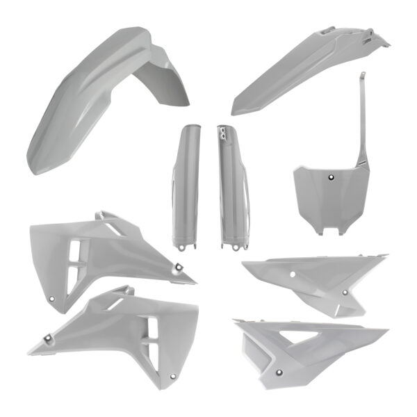 kit plastique acerbis honda complet 250 450 crf 2025 motocross gris