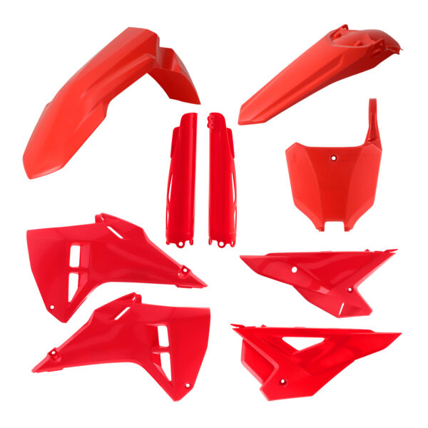 kit plastique acerbis honda complet 250 450 crf 2025 motocross rouge