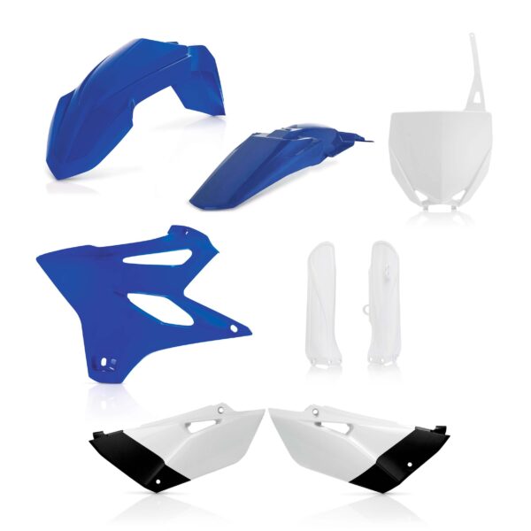 kit plastique acerbis omplet 85 yz 2015 2016 2017 2018 2019 2020 2021 yamaha motocross bleu blanc