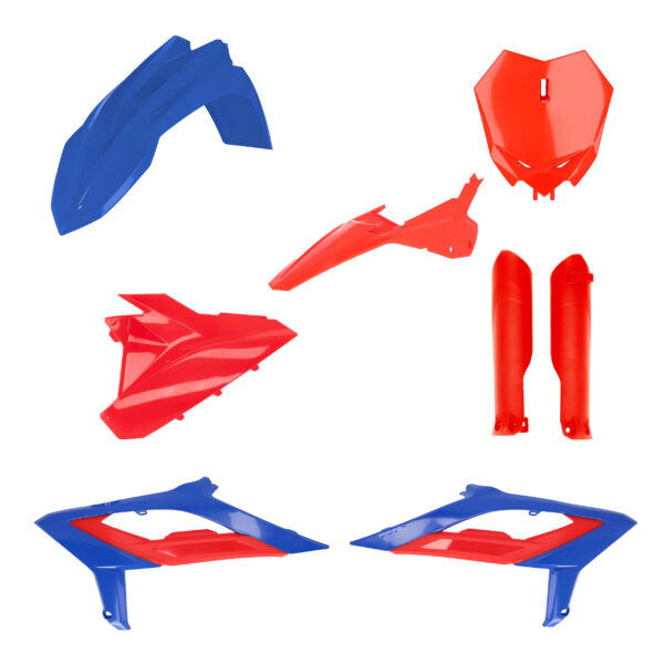 kit plastique beta 300 rx 2023 2024 kit complet acerbis rouge bleu