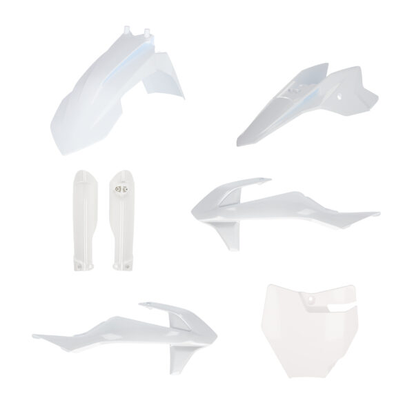 kit plastique gasgas 50 mc 2021 2022 2023 kit complet acerbis blanc