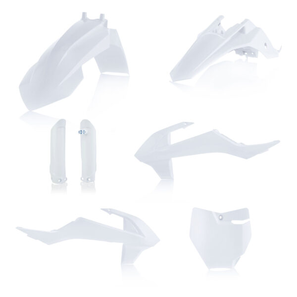 kit plastique gasgas 65 mc 2021 2022 2023 kit complet acerbis blanc