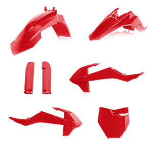 kit plastique gasgas 65 mc 2021 2022 2023 kit complet acerbis rouge