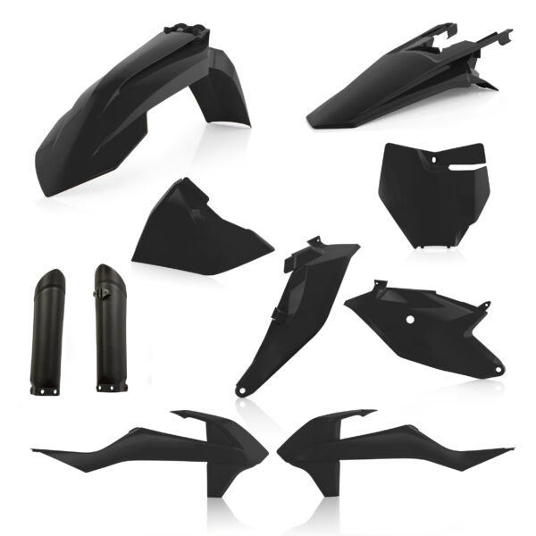 kit plastique gasgas 85 mc 2021 2022 2023 2024 kit complet acerbis noir