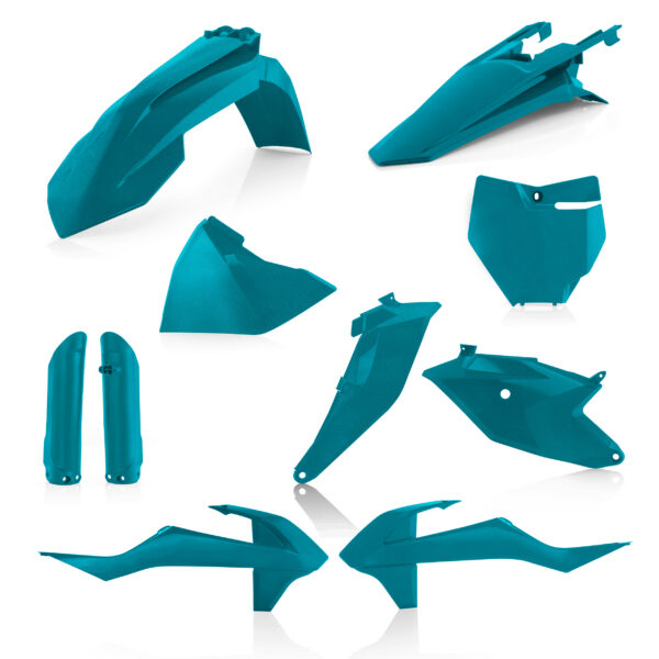 kit plastique gasgas 85 mc 2021 2022 2023 2024 kit complet acerbis turquoise