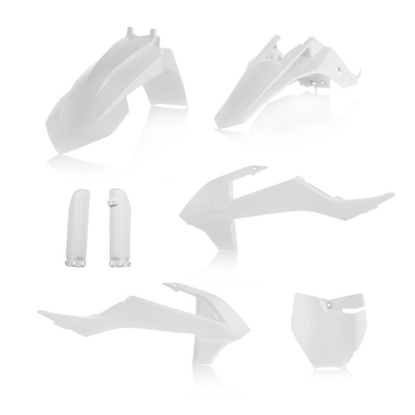 kit plastique ktm 65 sx 2016 2017 2018 2019 2020 2021 2022 2023 acerbis complet blanc