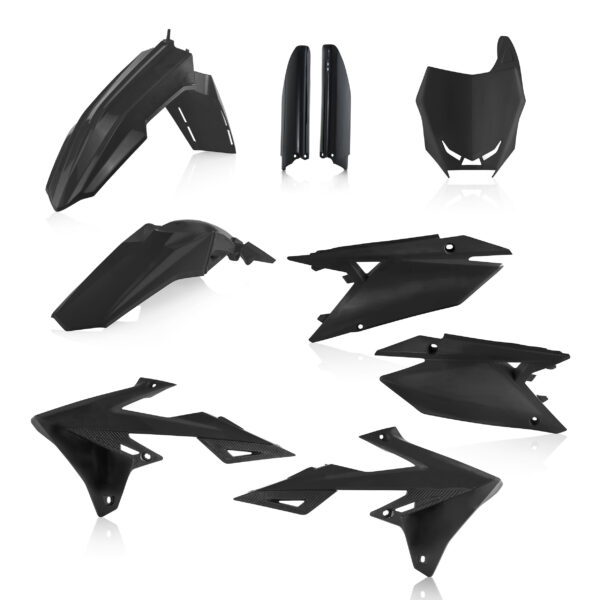 kit plastique suzuki 250 450 rmz 2018 2019 2020 2021 2022 2023 2024 2025 2026 kit complet acerbis noir